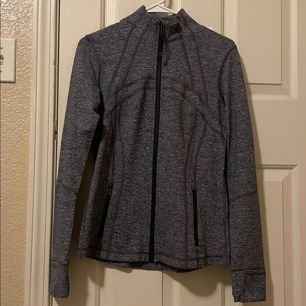 Lululemon Athletica Charcoal Full-Zip Jacket
